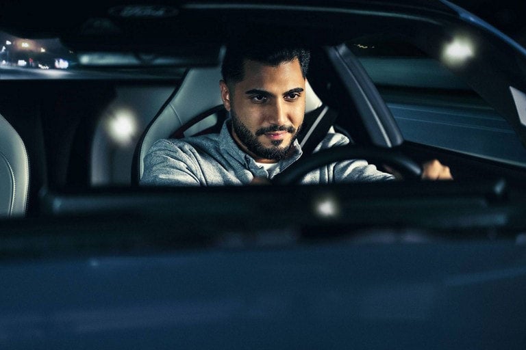 Person sitting in the driver’s seat of a parked 2024 Ford Mustang® coupe | Leif Johnson Ford of Buda in Buda TX