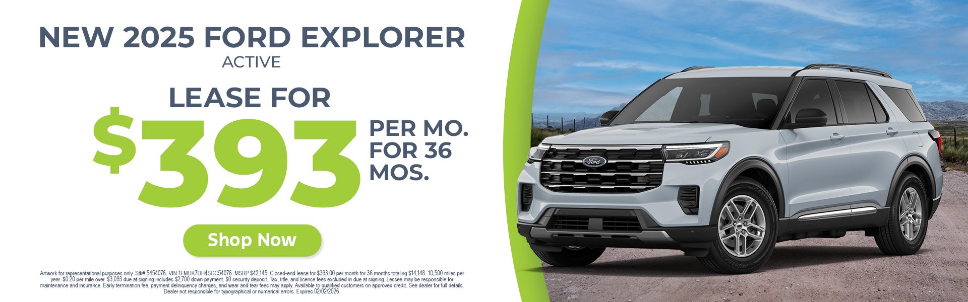 Ford Explorer lease deals